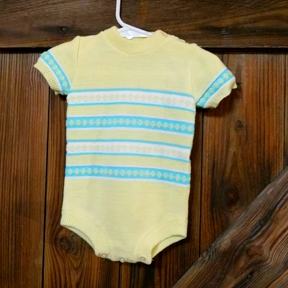 Vintage Monsanto Quiltex Sweater One Piece Outfit